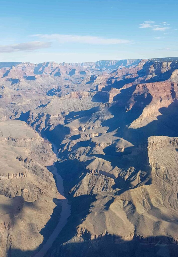 Grand Canyon e Rio Colorado vistos de cima